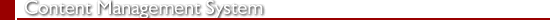 Content Management System