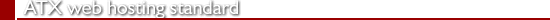 ATX Web Hosting Standard