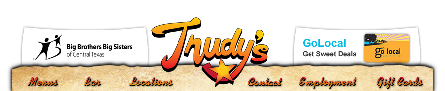 Trudys Tex-Mex - Navigation Menu